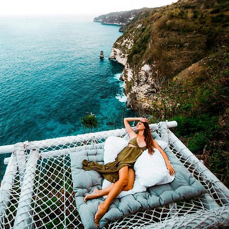 Tropical Glamping Nusa Penida Diamond Beach - Cliff Side Edge Polilit Exterior foto