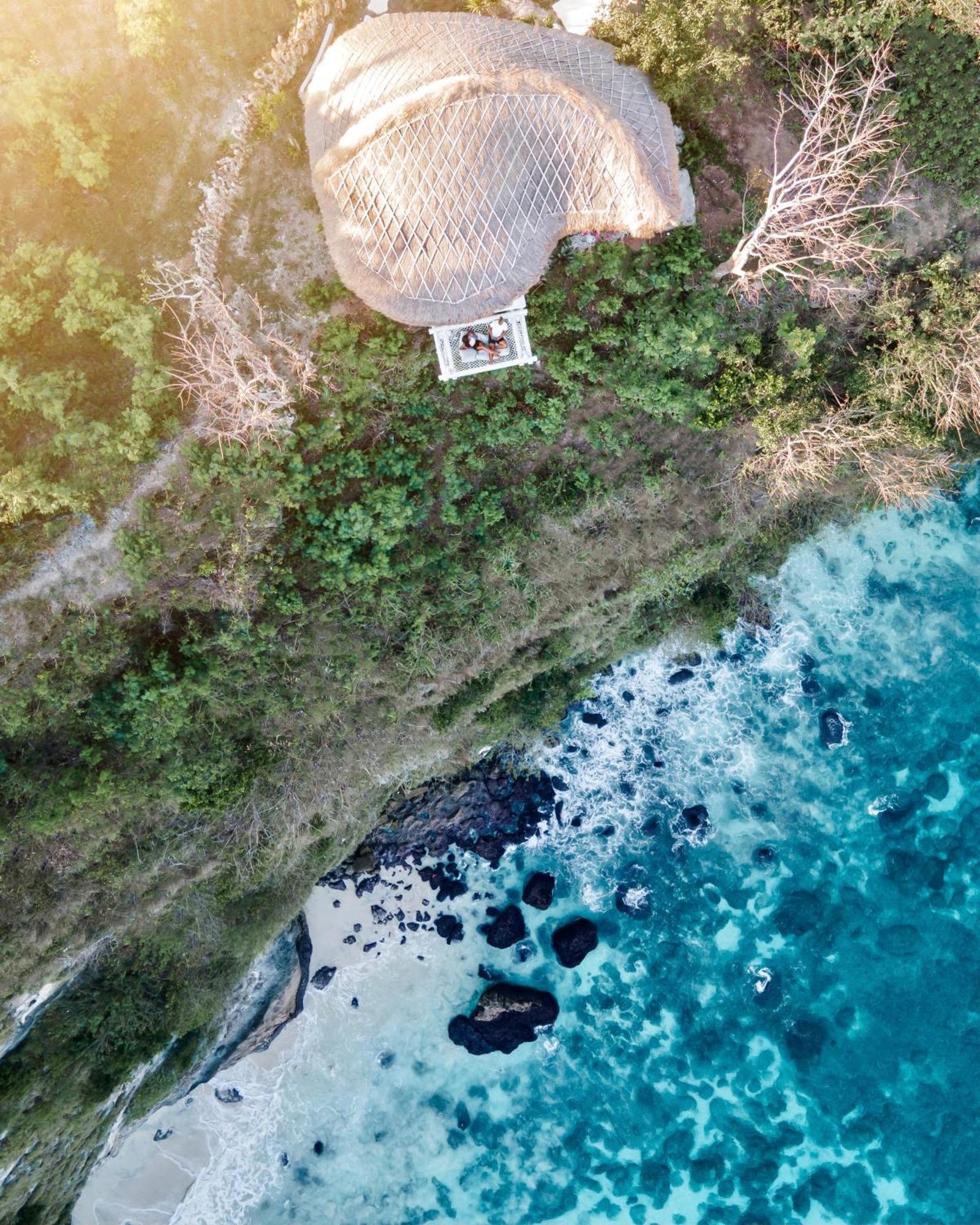 Tropical Glamping Nusa Penida Diamond Beach - Cliff Side Edge Polilit Exterior foto