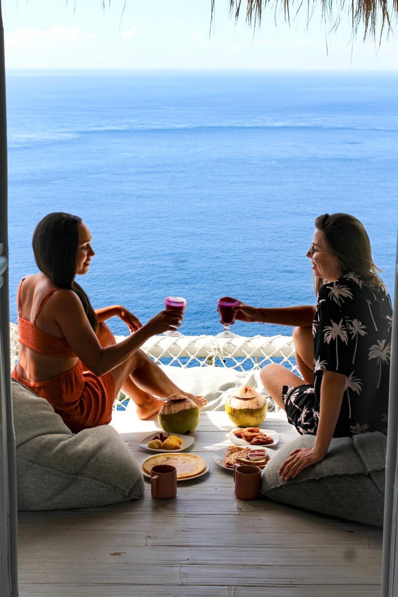Tropical Glamping Nusa Penida Diamond Beach - Cliff Side Edge Polilit Exterior foto