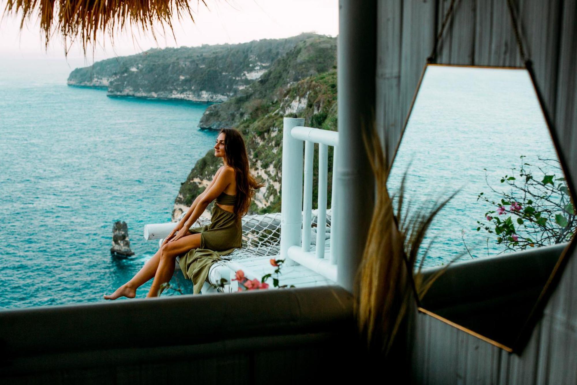 Tropical Glamping Nusa Penida Diamond Beach - Cliff Side Edge Polilit Exterior foto