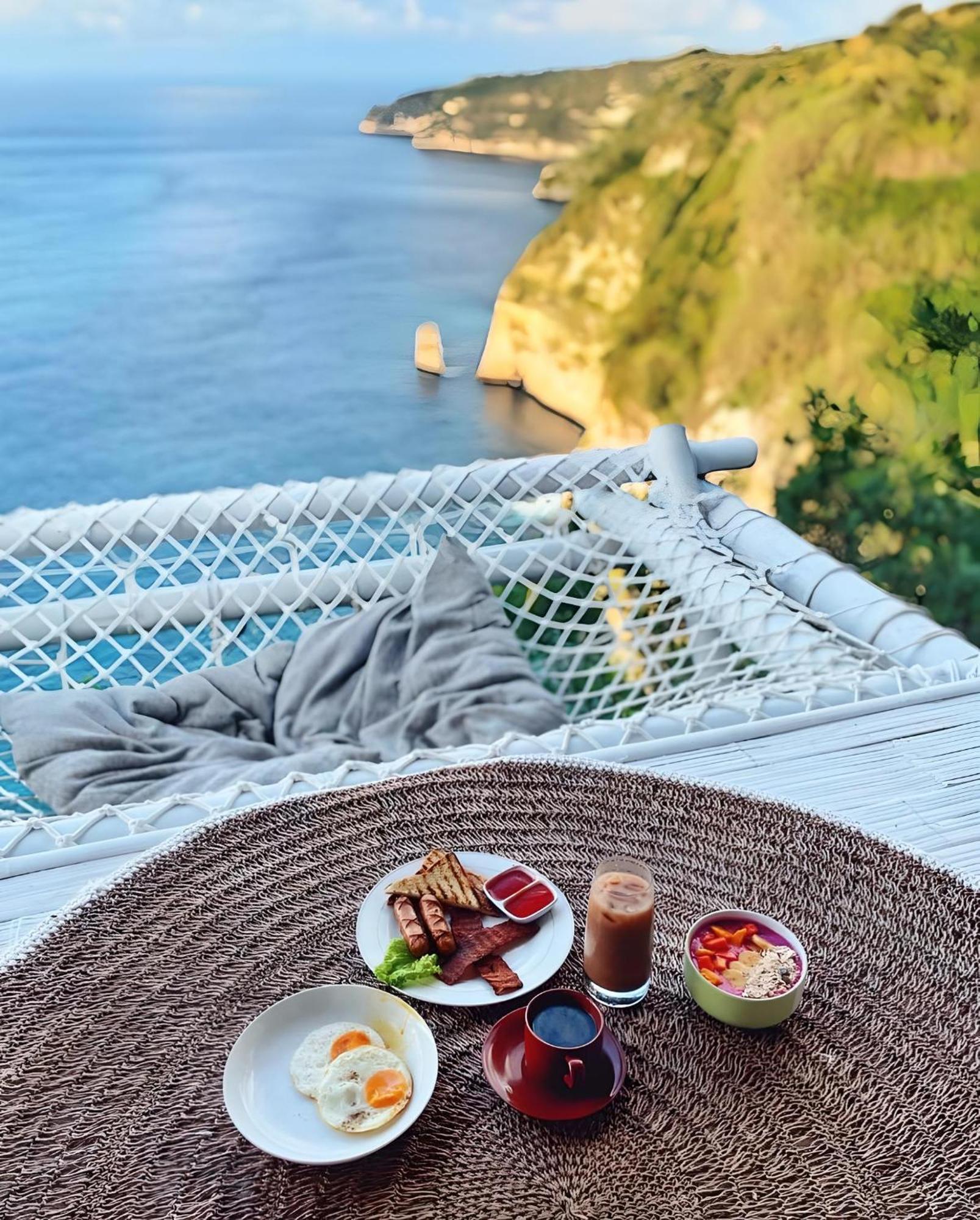 Tropical Glamping Nusa Penida Diamond Beach - Cliff Side Edge Polilit Exterior foto